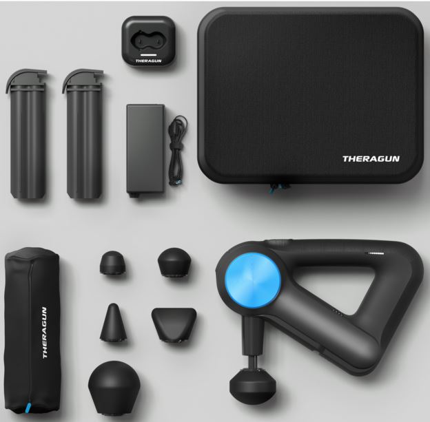What comes with the theragun g3pro percussion massager?